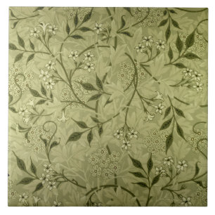 Carreau Conception de papier peint de "jasmin", 1872