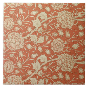 Carreau Conception de papier peint de tulipe, 1875