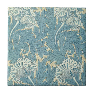 Carreau Conception de papier peint de William Morris sur
