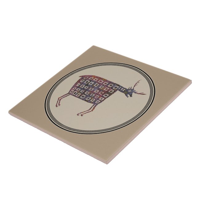 Carreau Conception de poterie Mimbres (Côté)