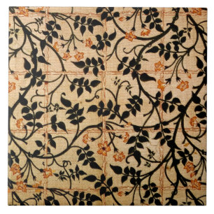 Carreau Conception de rideau en traînée de jasmin, 1868-70