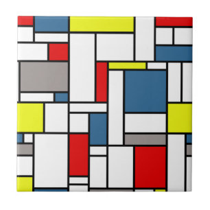 Carreau Conception de style de Mondrian