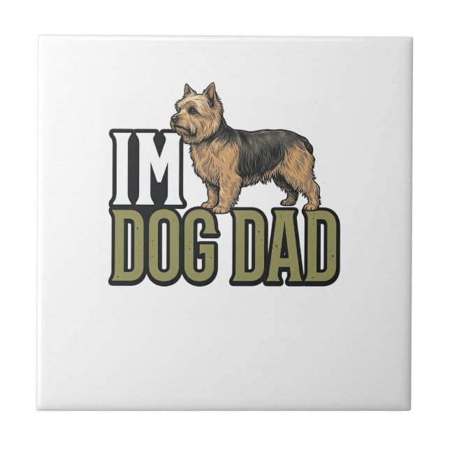 Carreau Conception de t-shirt avec gravure de terrier pour (Devant)