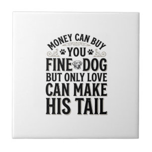 Carreau Conception de typographie de citation d'amour de c