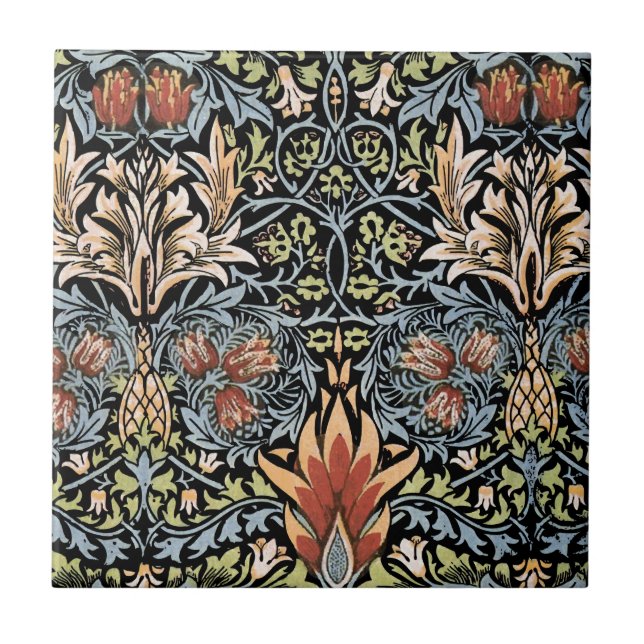Carreau Conception de William Morris (Devant)
