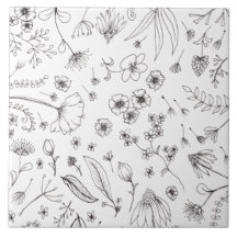Conception des Motifs de fleurs