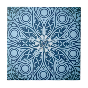 Carreau Conception graphique bleue de Starburst