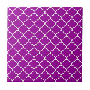 Carreau Conception marocaine violette chez Emporiomoffa