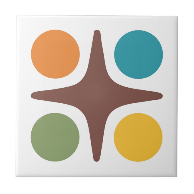 Carreau Conception moderne de démarrage géométrique du mil (Devant)