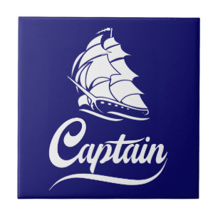 Carreau Conception nautique d'ancre de voilier capitaine