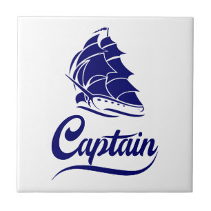 Carreau Conception nautique d'ancre de voilier capitaine
