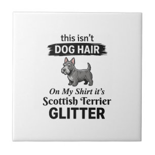 Carreau Conception Scottish Terrier Pailleté Amateur de Ch