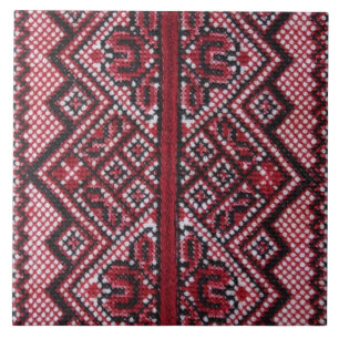 Carreau Conception ukrainienne traditionnelle
