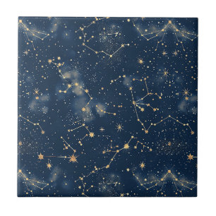 Carreau Constellation Céleste - Nuit Étoilée