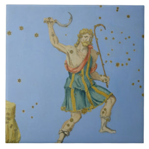 Carreau Constellation de Bootes, de "Uranometria" par Joh
