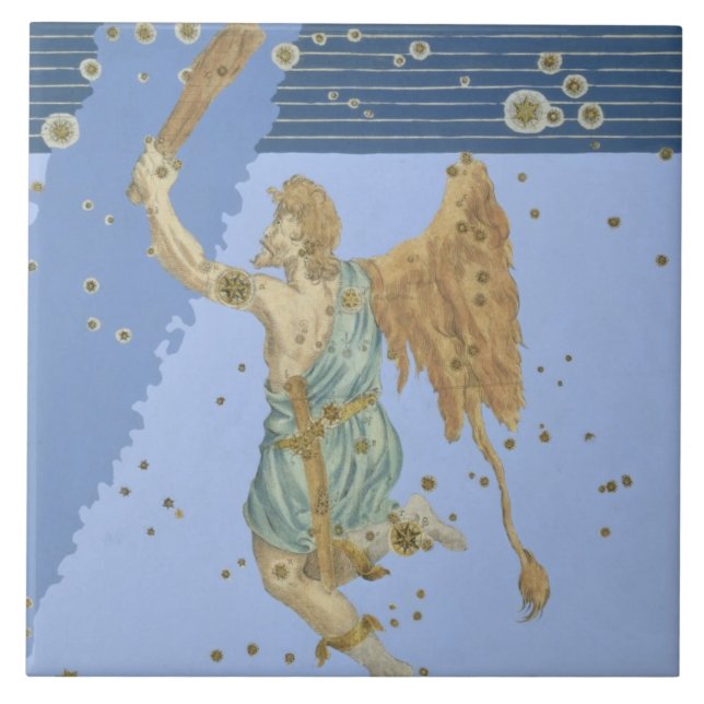 Carreau Constellation d'Orion, de "Uranometria" par Joha (Devant)