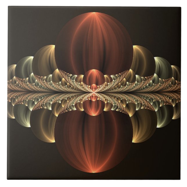 Carreau Construction d'Imaginaires Art Fractal Abstrait br (Devant)