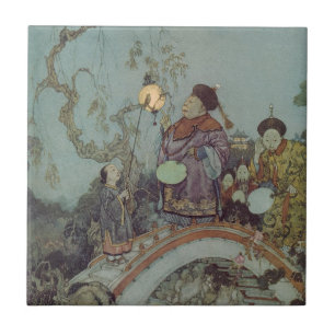 Carreau Conte de fées vintage, cauchemar d'Edmund Dulac