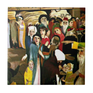 Carreau Conversaire - Au mur des lamentations à Jérusalem