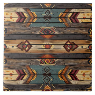 Carreau Cool Aztec faux bois