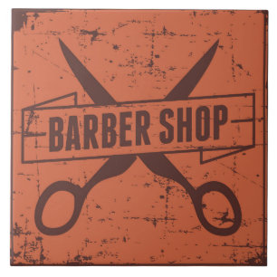 Carreau Cool Barber shop rétro