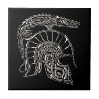 Carreau Cool Warrior Metallic Dragon Helmet