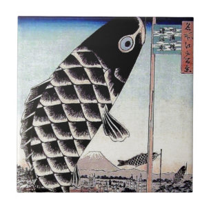 Carreau Copie japonaise de carpe de cerf-volant de