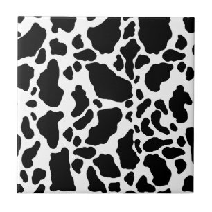 Carreau Copie repérée de vache, motif de vache, fourrure