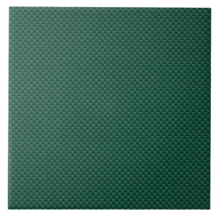 Carreau Copie verte turquoise de style de fibre de carbone