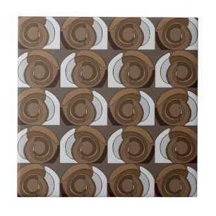 Carreau Coques d'escargot Motif Abstrait