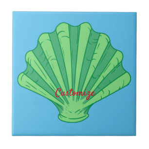 Carreau Coquille de pétoncle vert Sage Thunder_Cove