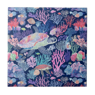 Carreau Coraux de tortue chic