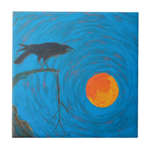 Carreau Corbeau et Pleine lune