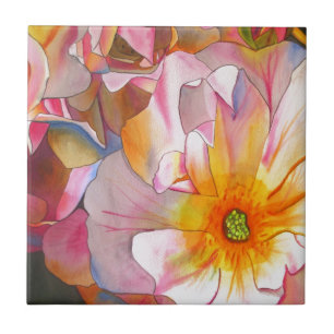 Carreau Cornelia rose rose rose pastel