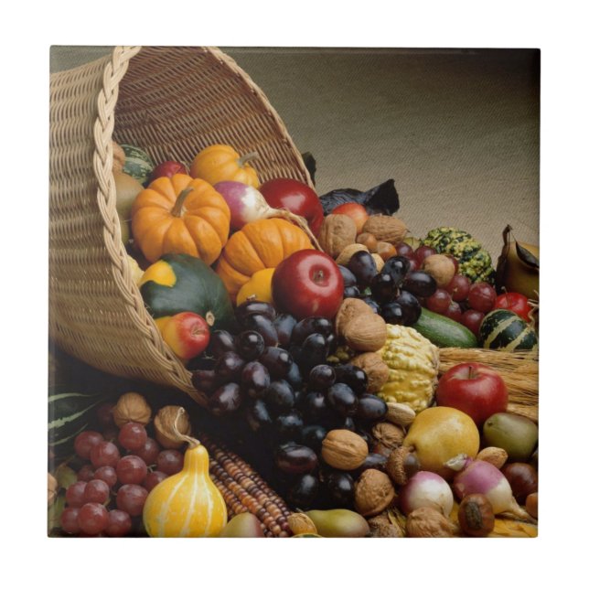 Carreau Cornucopia, Corne de l'abondance (Devant)