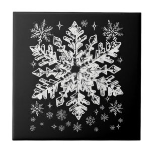 Carreau Costume de flocon de neige Hiver Noël Matching Men