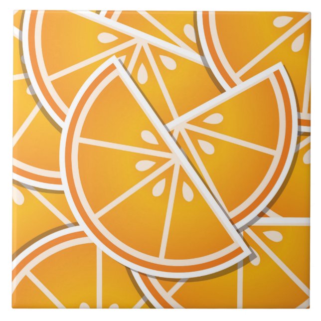 Carreau Cotés orange funky (Devant)