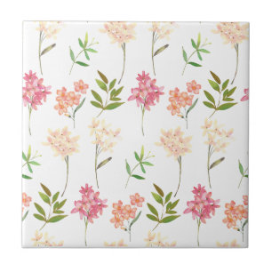 Carreau Cottage fleuri vintage fleurs traditionnelles