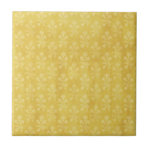 Carreau Cottage Jaune Carrelage Floral