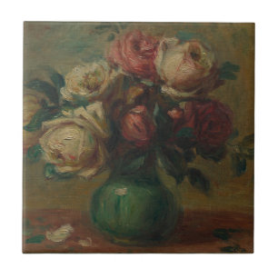 Carreau Cottagecore Renoir Floral Vintage Art Rose