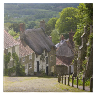 Carreau Cottages à Gold Hill, Shaftesbury, Dorset,