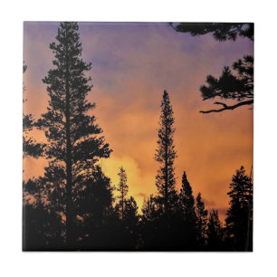 Carreau Coucher de soleil à Tuolumne Meadows, Yosemite, CA