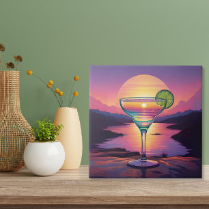 Carreau Coucher de soleil coloré Margarita