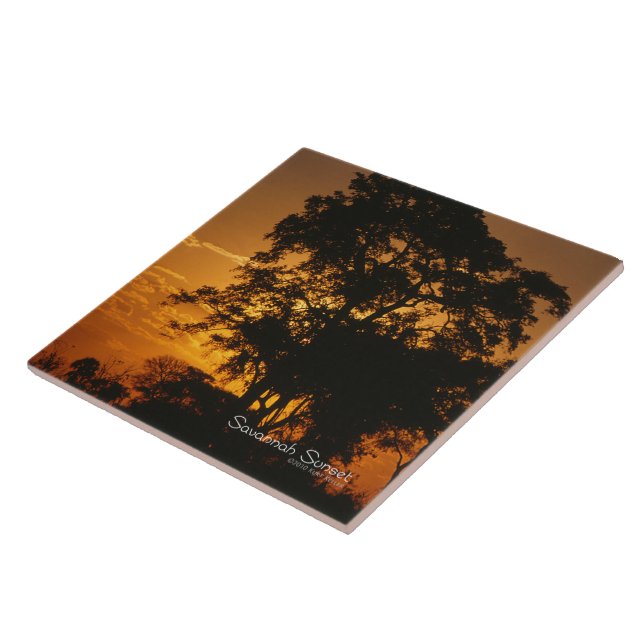 Carreau Coucher de soleil de Savannah (Côté)
