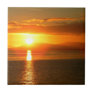 Carreau Coucher de soleil du passage intérieur