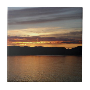 Carreau Coucher de soleil en Alaska II Photographie de l'A
