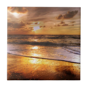 Carreau Coucher du soleil