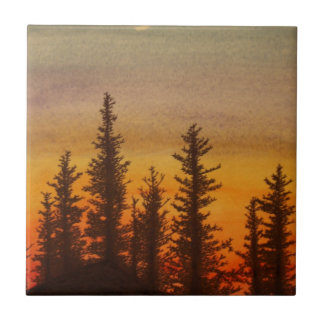 Carreau Coucher du soleil de Pinetree