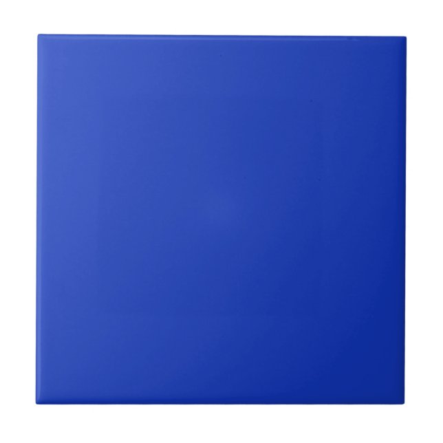 Carreau Couleur Cobalt Blue 1338BE, avec option pour ajout (Devant)