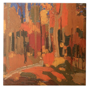 Carreau Couleur d'automne par Tom Thomson